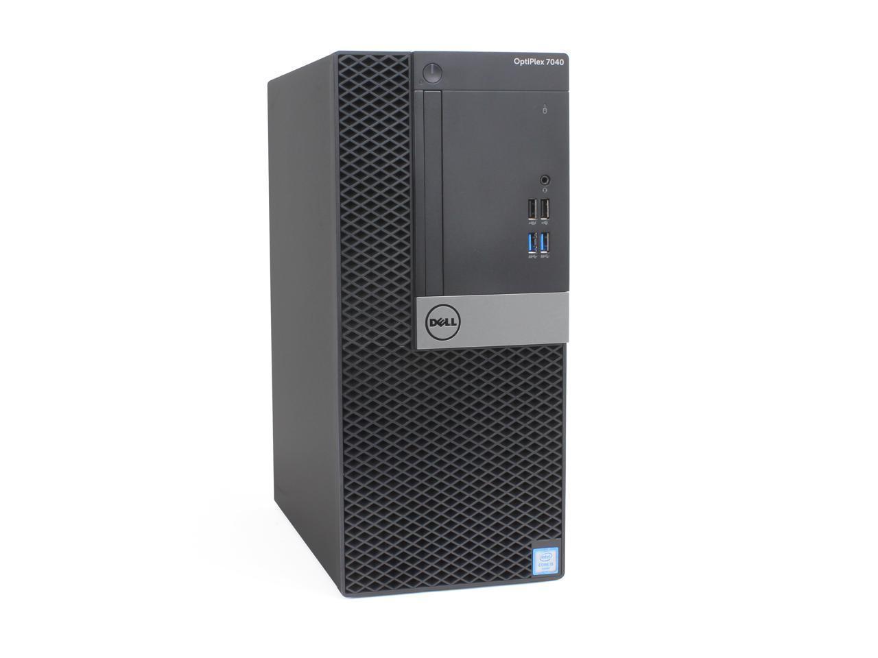 Refurbished: Dell OptiPlex 7040 Mini Tower Desktop PC- 6th Gen