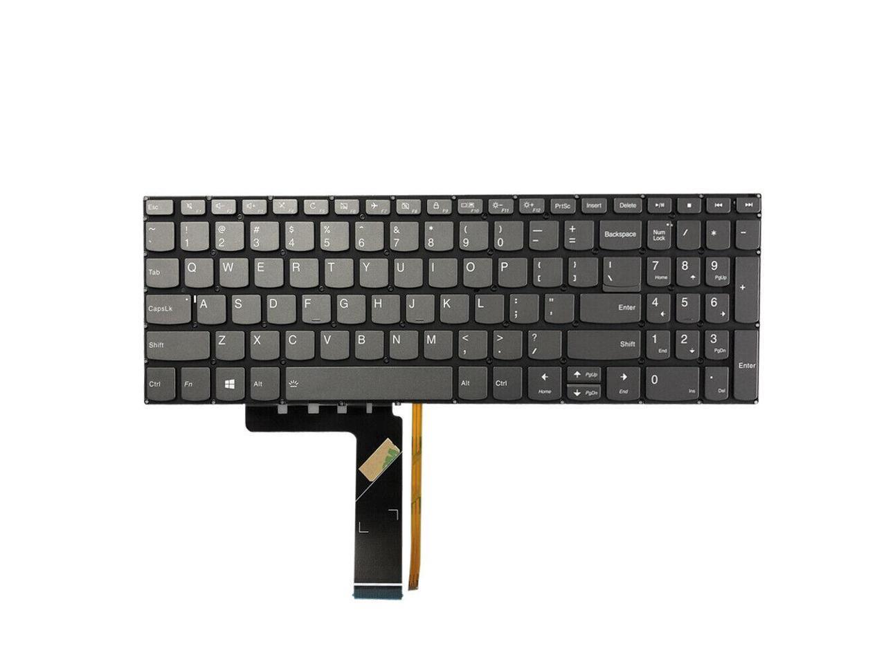 New US Black English Backlit Laptop Keyboard (without palmrest) for Lenovo  Yoga C940-15IRH Light Backlight 