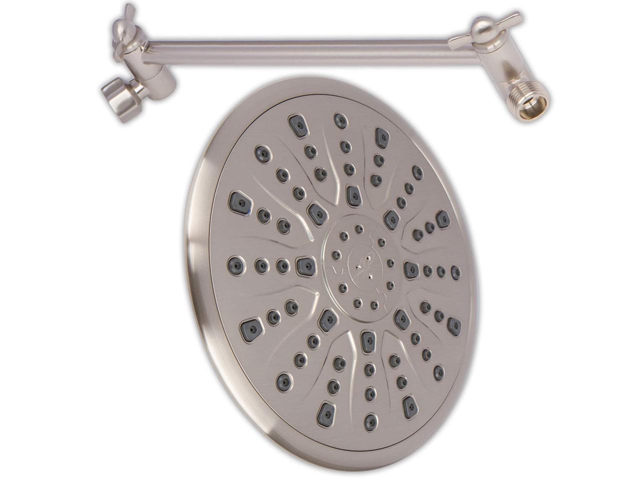 Rain Shower Head And Extension 9 Inch Large Luxury Rainfall