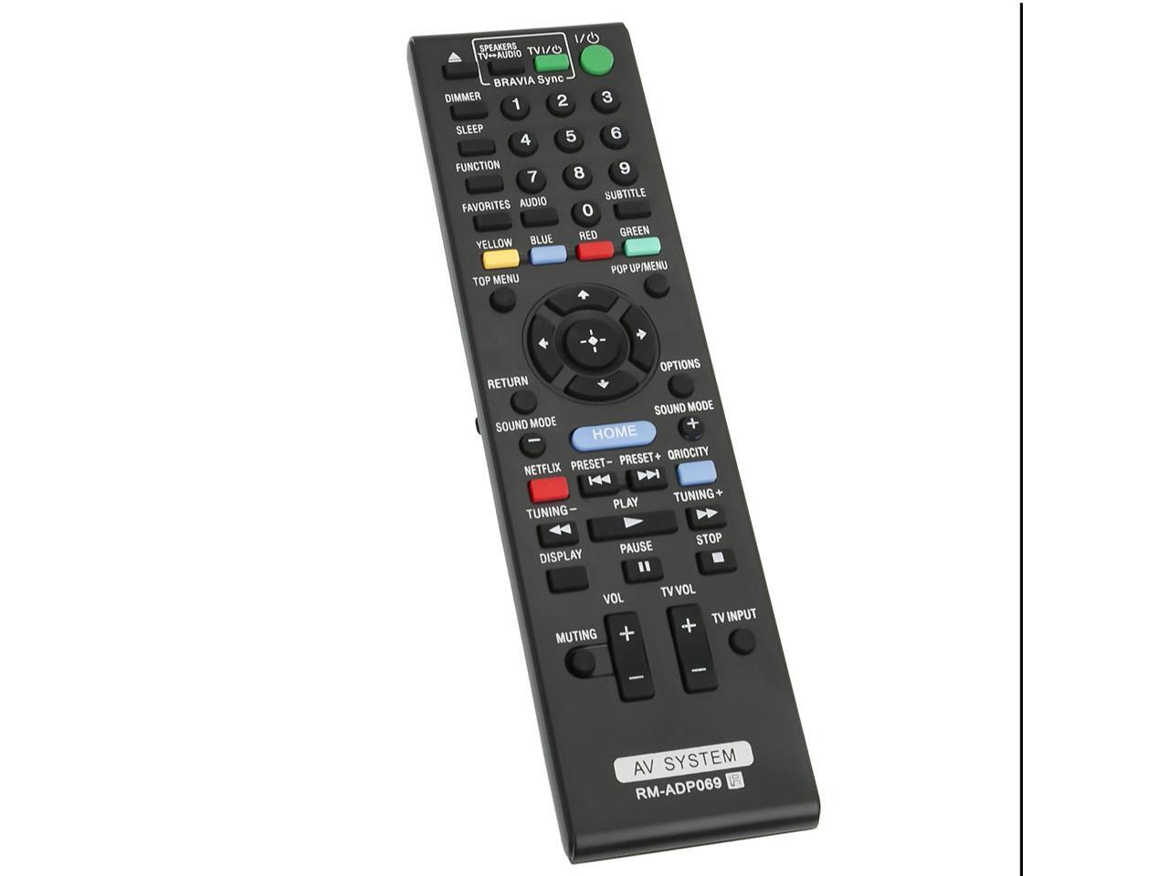 RMADP069 Remote Control fit for Sony Bluray Disc DVD Home Theatre