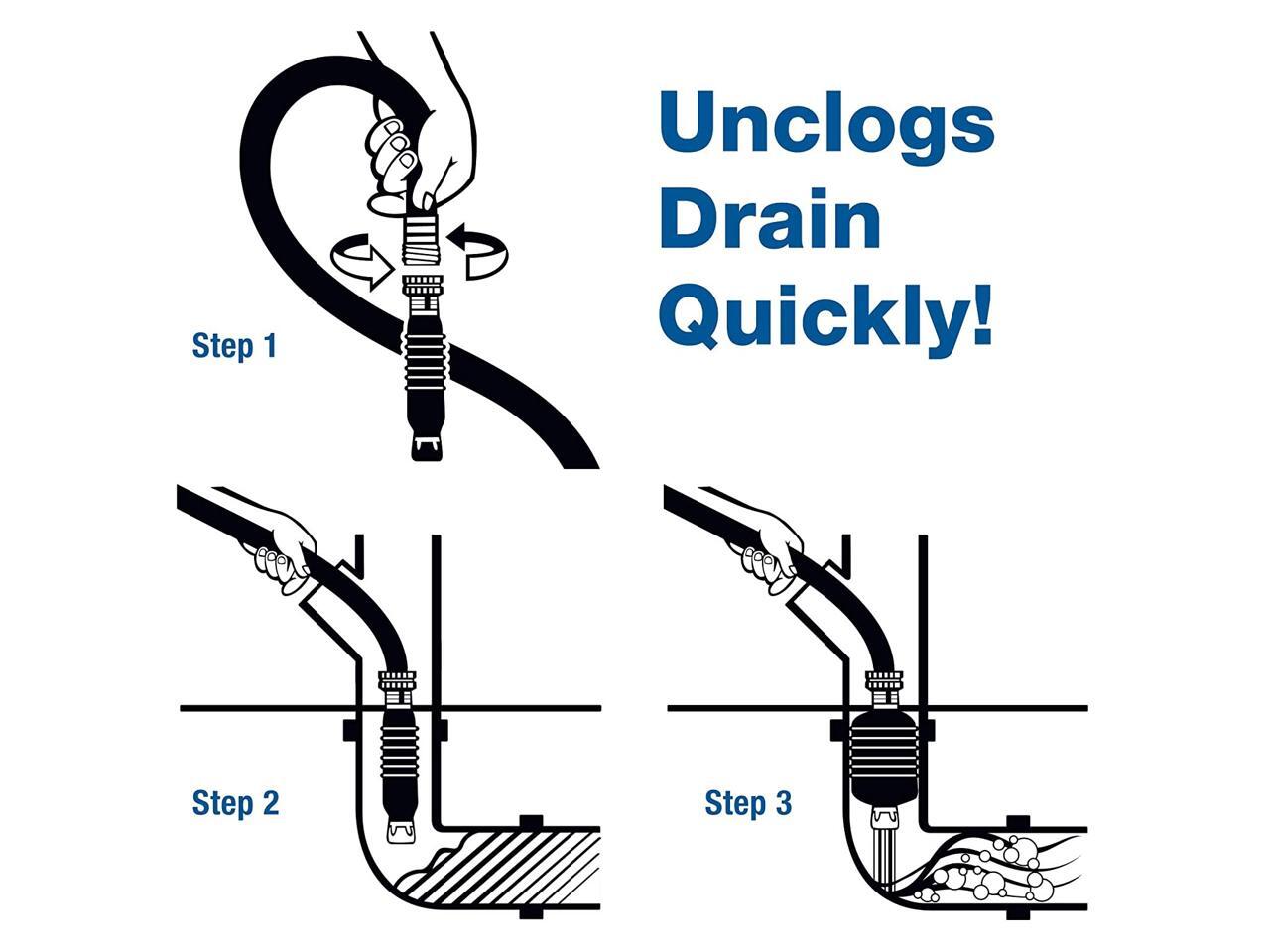 and Outside Deck Drains Unclogs Sewer Lines Main 3 To 4 Inch By DRAIN KING 