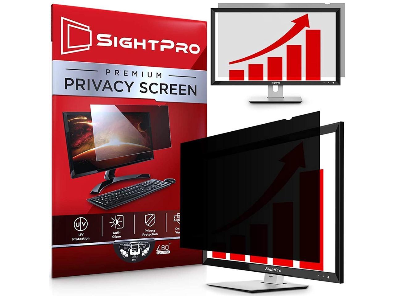 SightPro 23.8 Inch Computer Privacy Screen Filter for 16:9 Widescreen Monitor Privacy and Anti-Glare Protector 