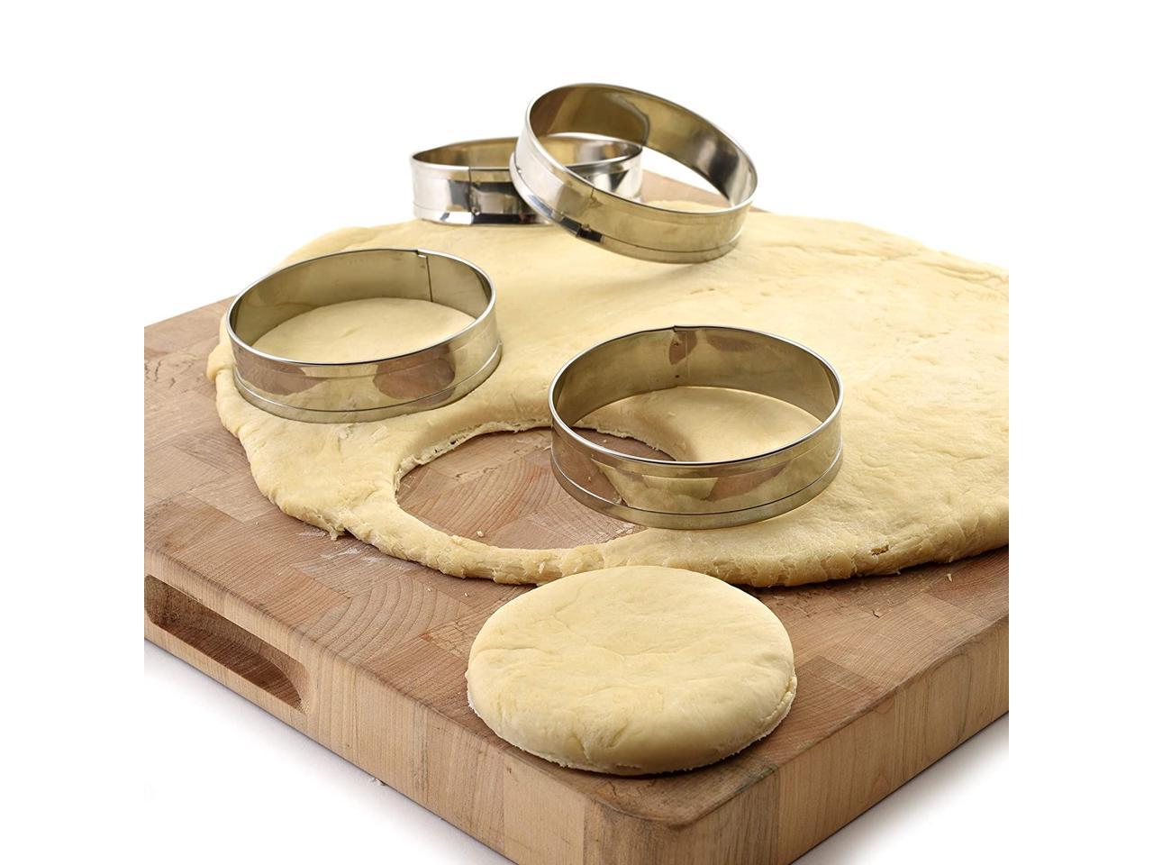 Norpro Stainless Steel English Muffin Rings, Set of 4, sylver - Newegg.com Stainless Steel English Muffin Rings