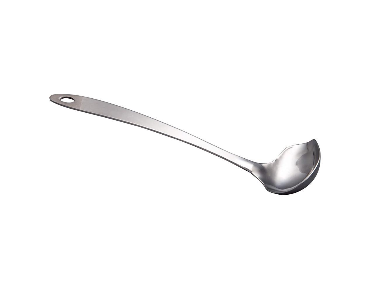 11.6inch IMEEA Gravy Ladle Sauce Drizzle Spoon with Spout Stainless Steel 