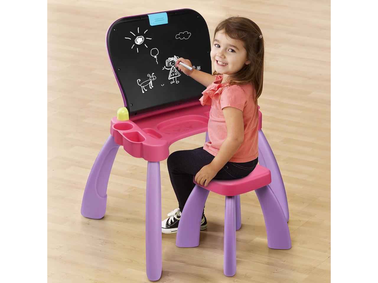 Purple Frustration Free Packaging Details about   VTech Touch & Learn Activity Desk 