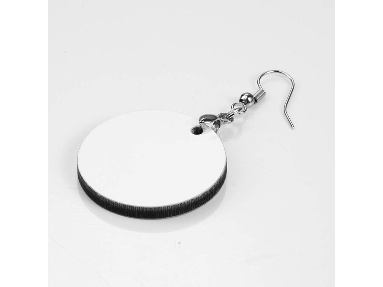 Valyria 6 Pairs Sublimation Earring Blanks Heat Transfer Wire Hooks