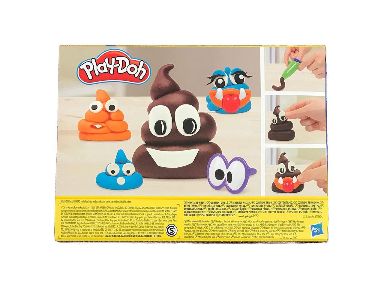 PlayDoh Lil Poop Troop 7 cans 30+ Poo Combinations