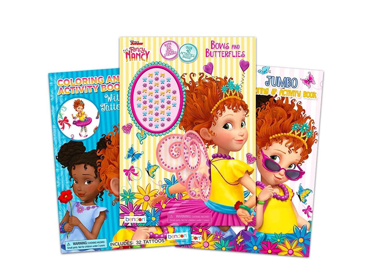 Disney Fancy Nancy Coloring Book Bundle 3 Fancy Nancy Books, 160