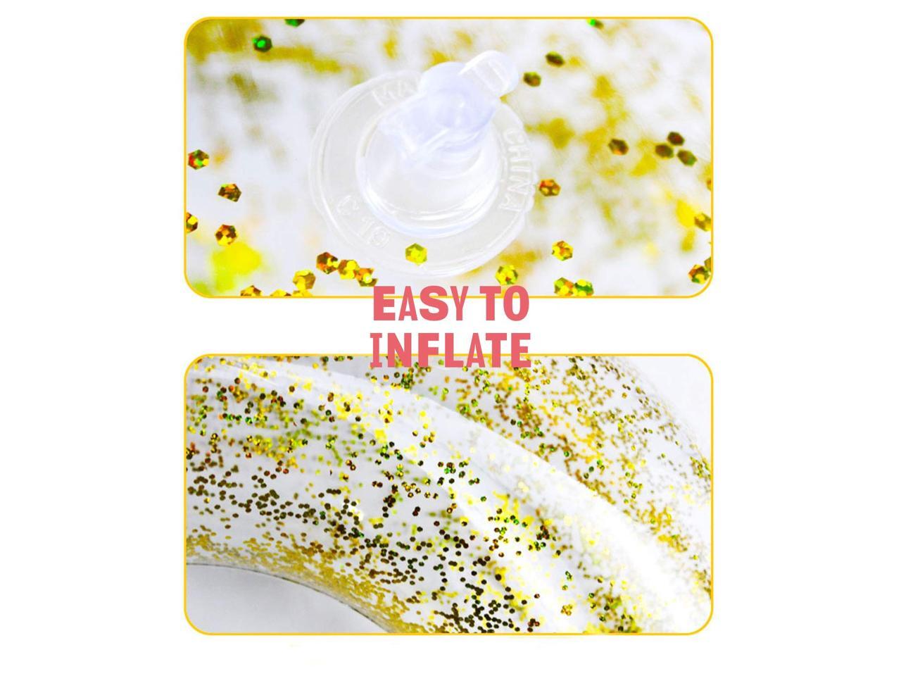 glitter swim tube