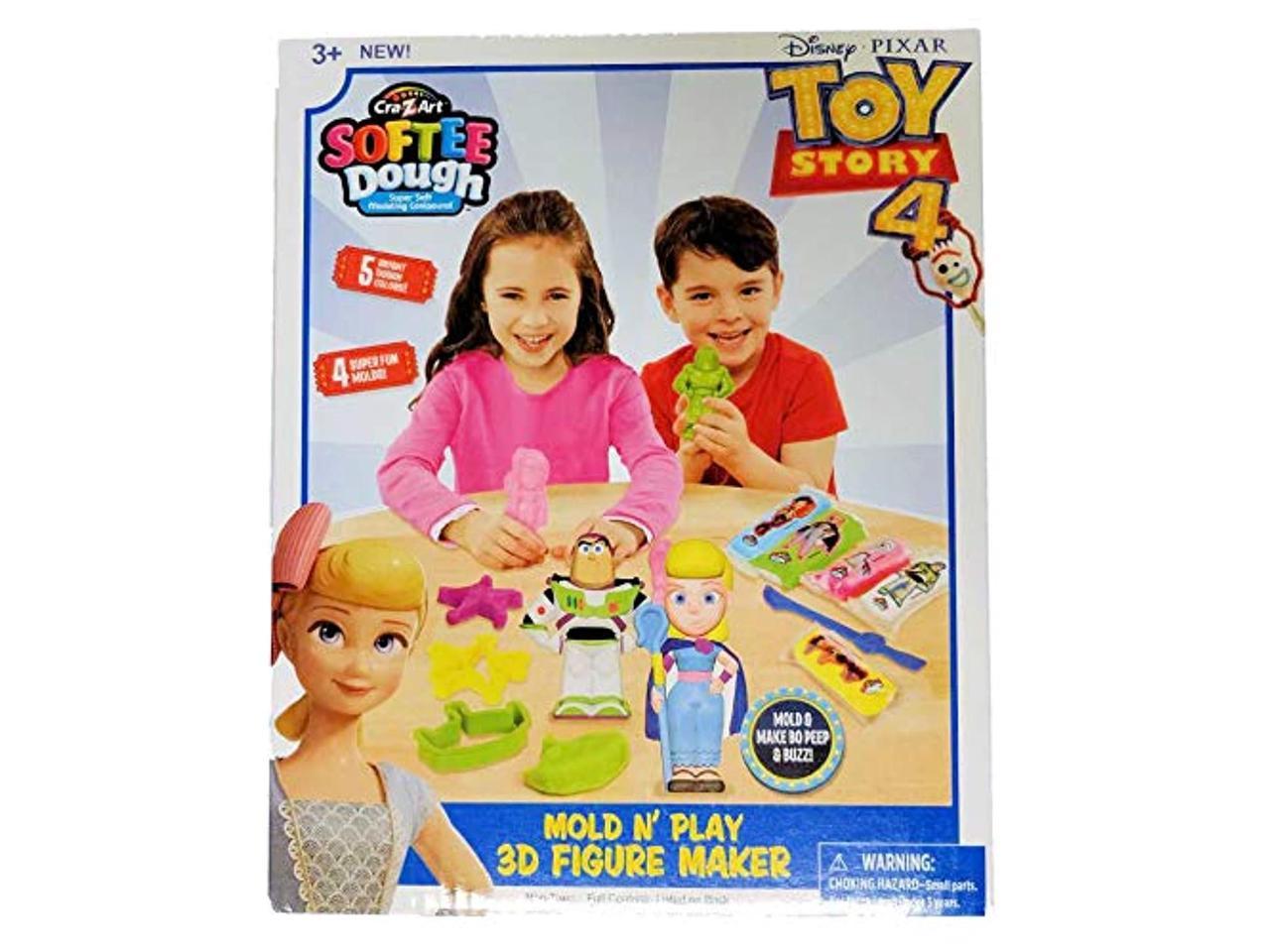 Toy Story 4 Mold N Play 3d Figure Maker CRA-Z-ART Softee Dough Doh Disney C1 for sale online 