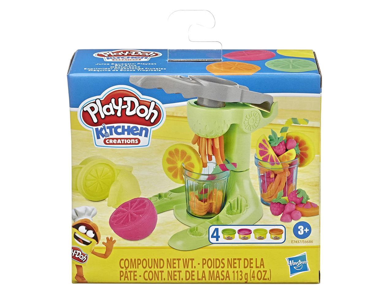 Hasbro Play-doh Kitchen Creations Burger Bash 4 Cans of Compound 1 2pk for sale online 