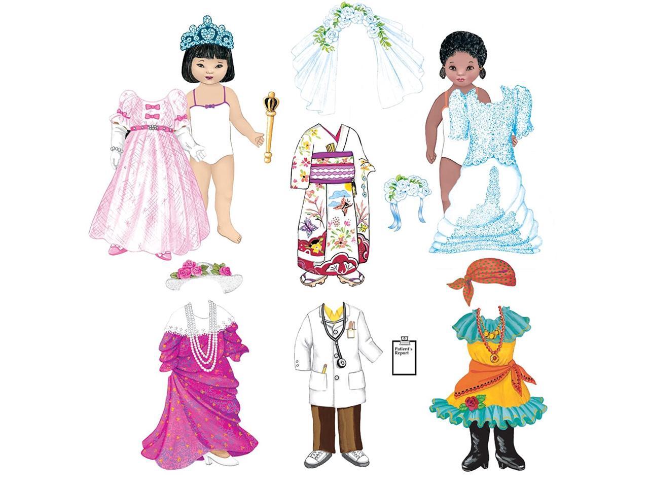 Little Folk Visuals DressUp Fun Precut Flannel/Felt Board Figures, 15