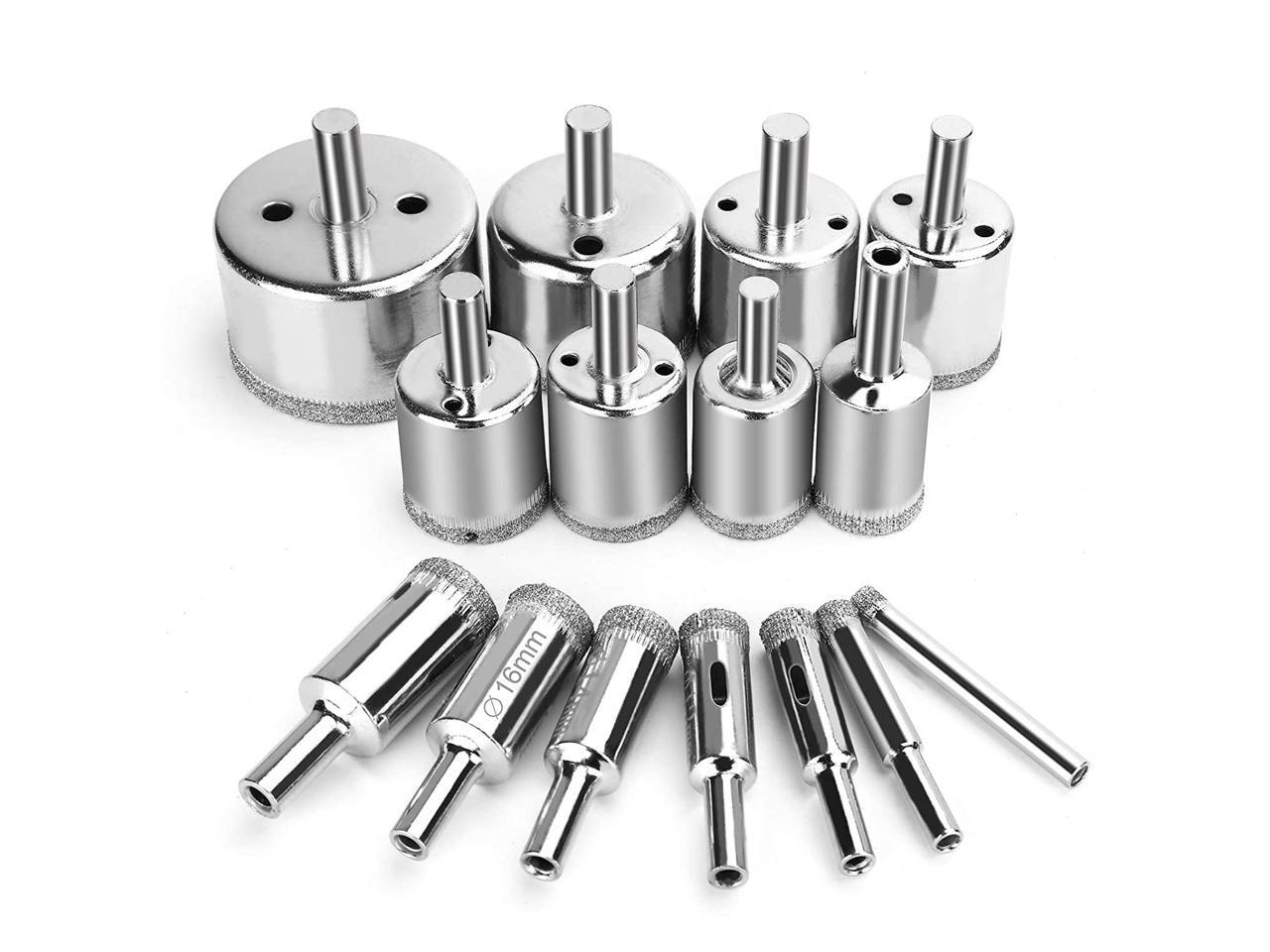 20 Pcs 6mm Diamond Drill Bits Hole Saw Cutter Tool Glass Granite Margle Ceramic 