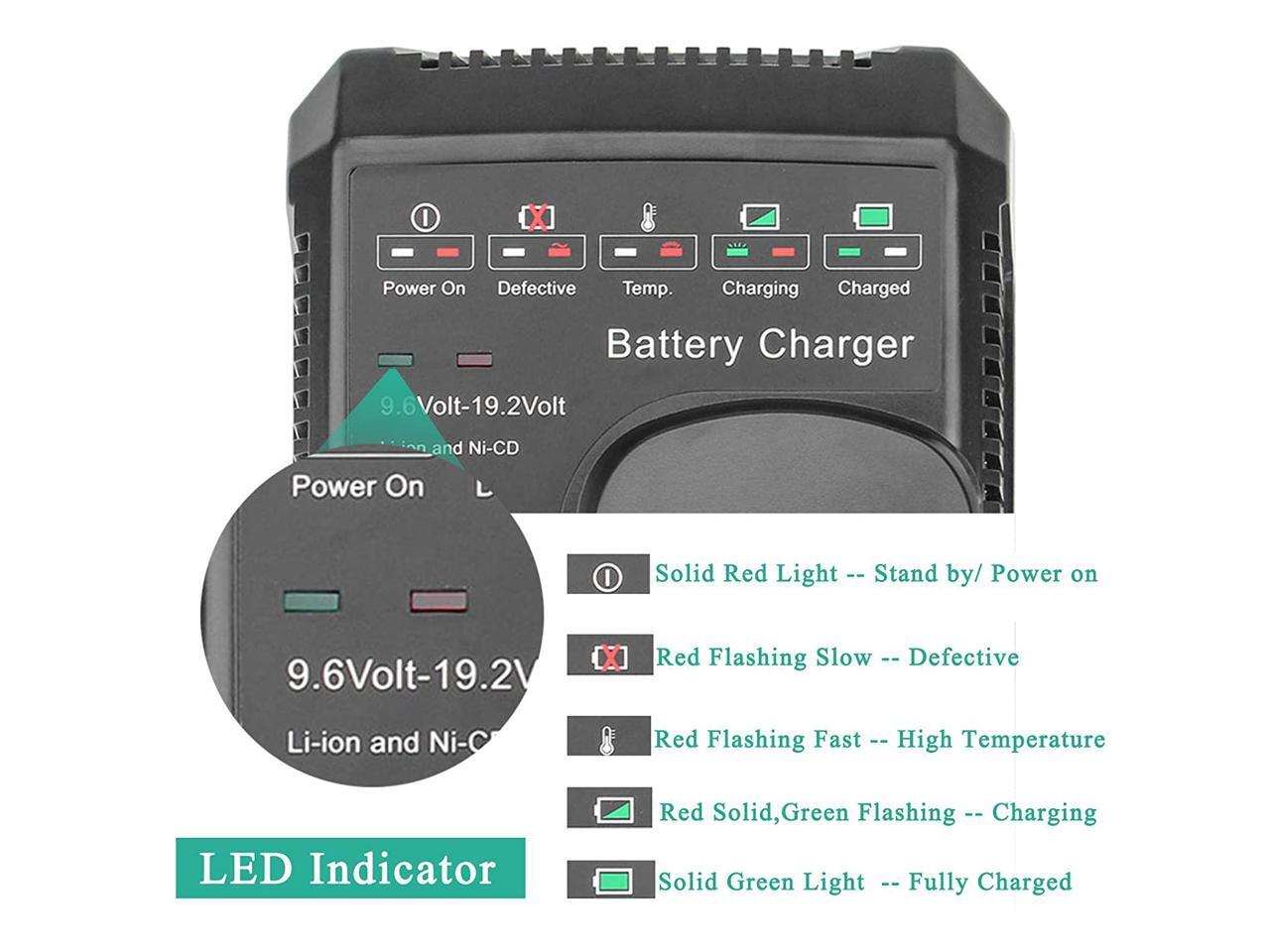 3.6Ah Replacement Battery Compatible With Craftsman 19.2 Volt Battery C3  Diehard 130279005 130279003 + Replacement Charger Compatible With Craftsman  9.6V-19.2V Ni-Cd&Ni-Mh Lithium-Ion Batteries - Newegg.com