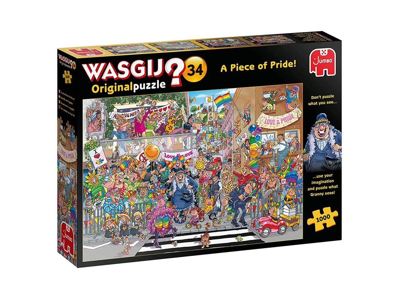 NEW Jumbo Wasgij Original 34 A Piece of Pride 1000 piece comic jigsaw puzzle 