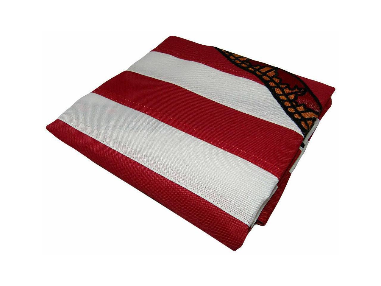 2x3 Embroidered 1st First Navy Jack Heavy Duty 600D 2 Ply Nylon Flag 2'x3' 