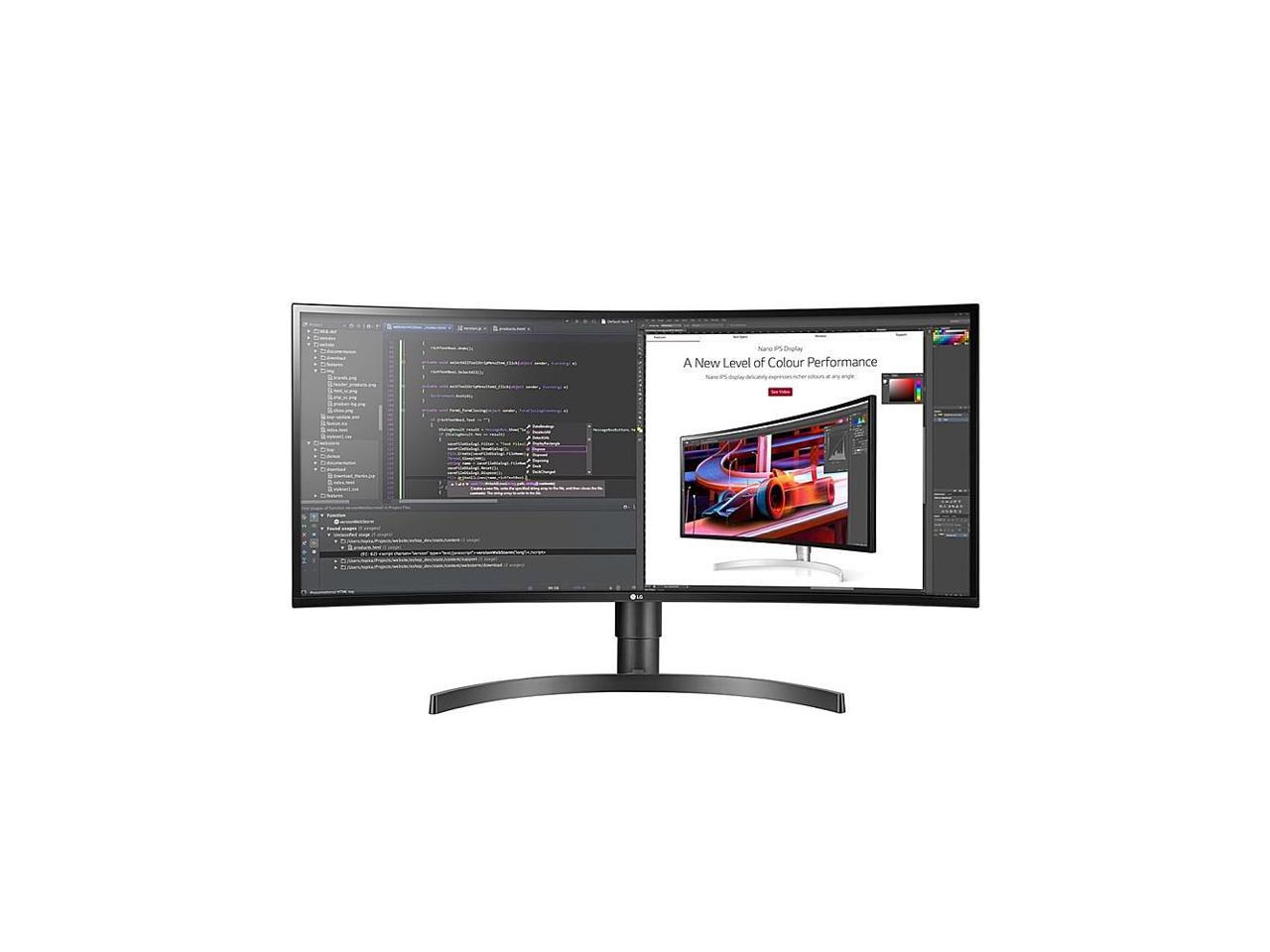 LG 34BL85C B 34 QHD 3440x1440 60 Hz Curved Ultra Wide IPS Monitor