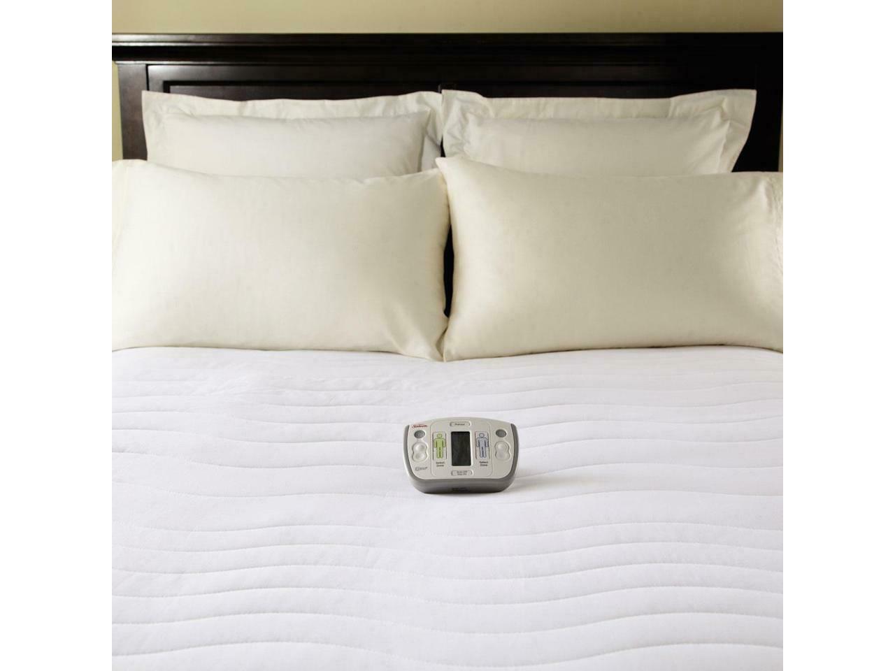 sunbeam xl heated mattress pad