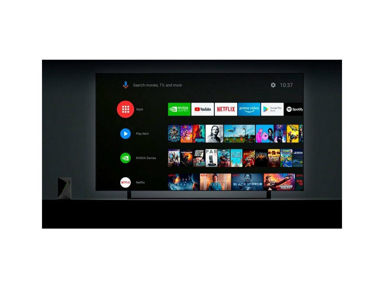 NVIDIA SHIELD Android TV Pro - 16GB - 4K HDR Streaming Media Player - Newegg.com