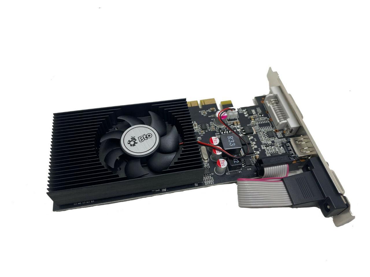 BTO NVIDIA GeForce GT 730 4GB VGA/DVI/HDMI PCI-E Video Card for