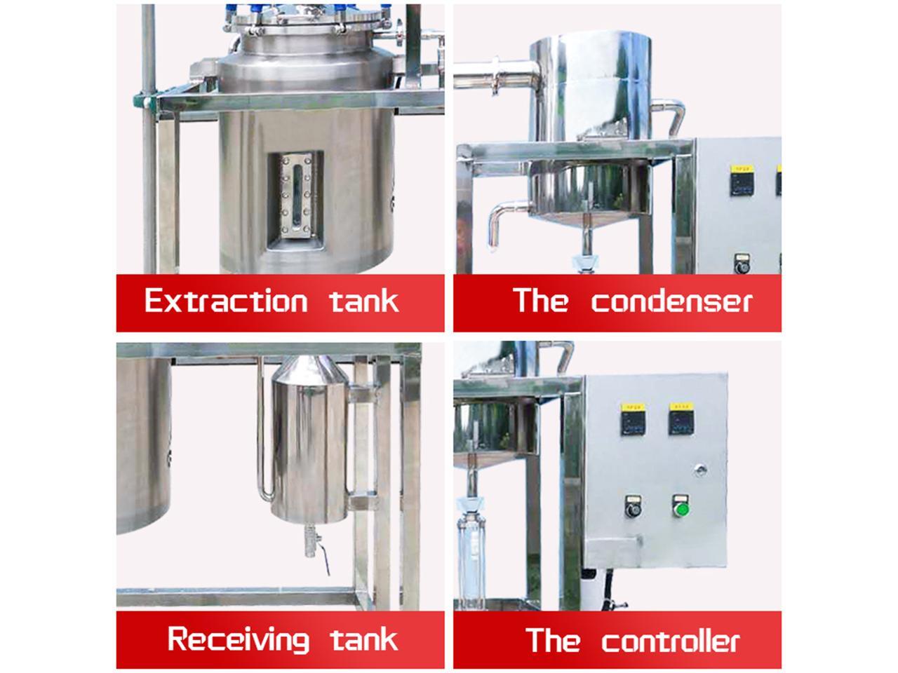 30L Essential Oil Extraction Equipment Plant Essential Oil Extractor