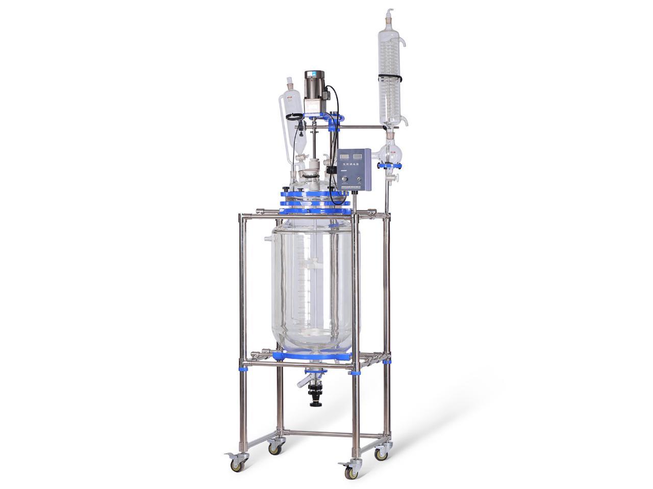 HNZXIB 10L High Temperature Heating Circulating Water/Oil Bath for Double Layer Glass Reactor 
