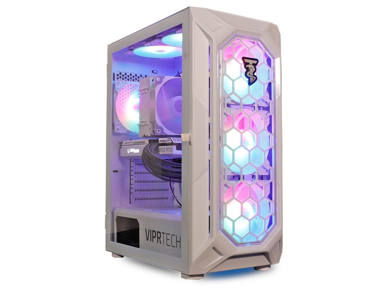 ViprTech Ghost Gaming PC Desktop Computer AMD Ryzen 5 5600 (12LCore