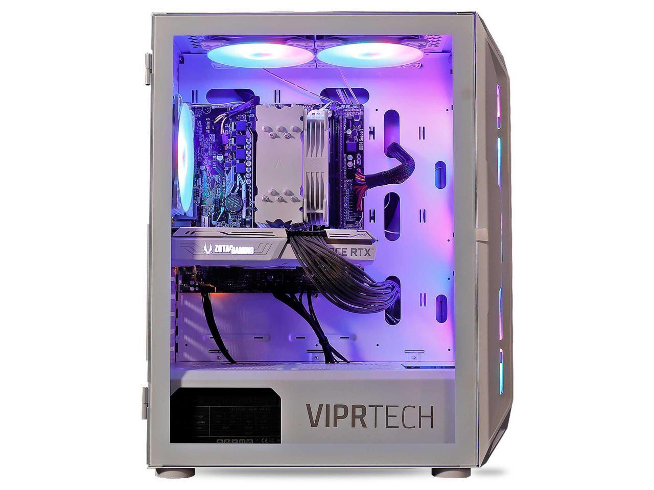 ViprTech Ghost Gaming PC Desktop Computer AMD Ryzen 5 5600 (12LCore