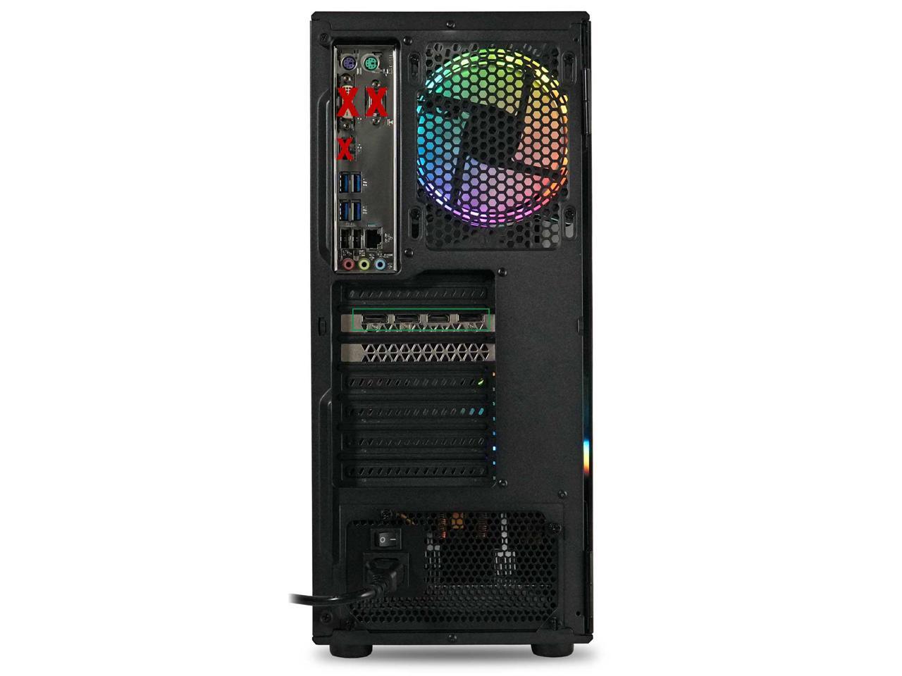 ViprTech Rebel Gaming PC Desktop Computer AMD Ryzen 5 (12LCore 3