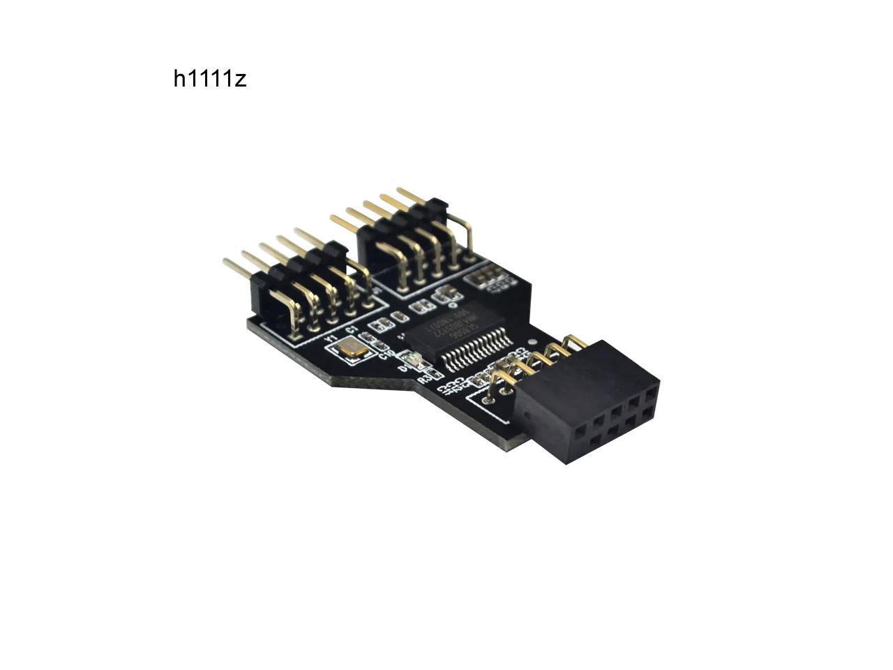 Nexhi® 2 Port USB bracket with 9 pin header USBPLATE
