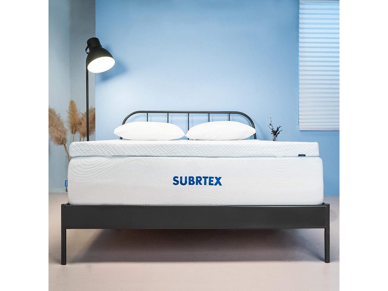 subrtex gel infused mattress topper