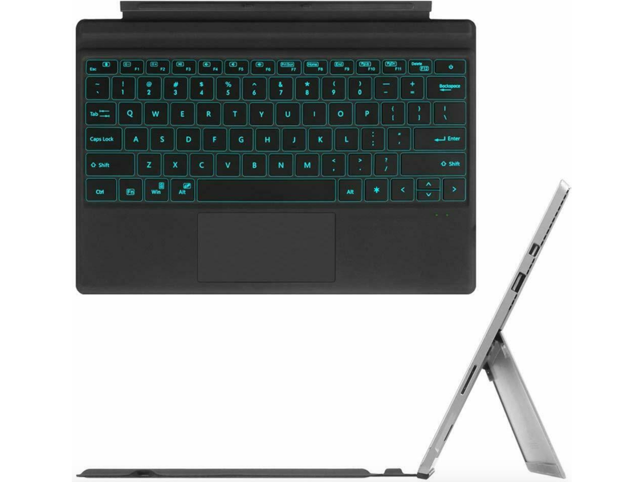 For Microsoft Surface Pro 7 / Pro 6/ Pro 5 Backlit Wireless Bluetooth Keyboard Newegg.ca