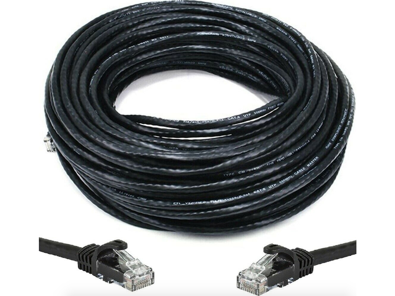 150' Ft  Cat 5e GEL Filled UV Outdoor Direct Burial ethernet Cable. 