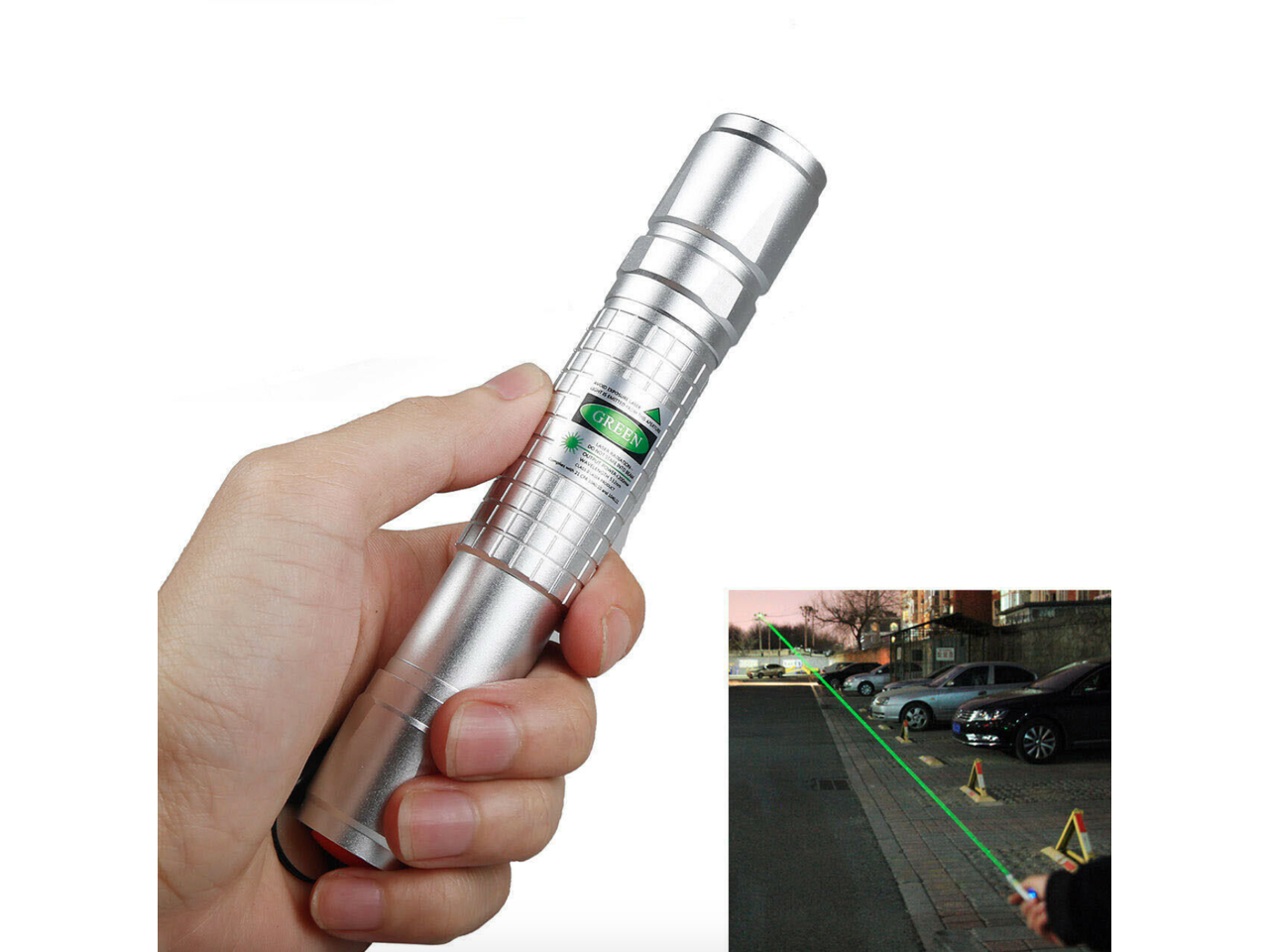 2PC 900Miles Green/Red Lazer Laser Pointer Pen Visible Beam Light 18650Batt+Char 