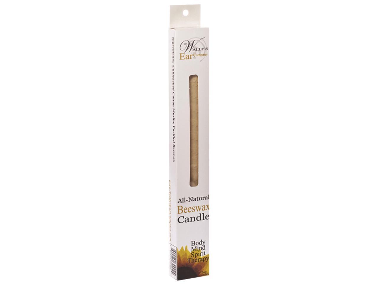Wally's Natural Products, 100 Beeswax Ear Candles 2 Pack