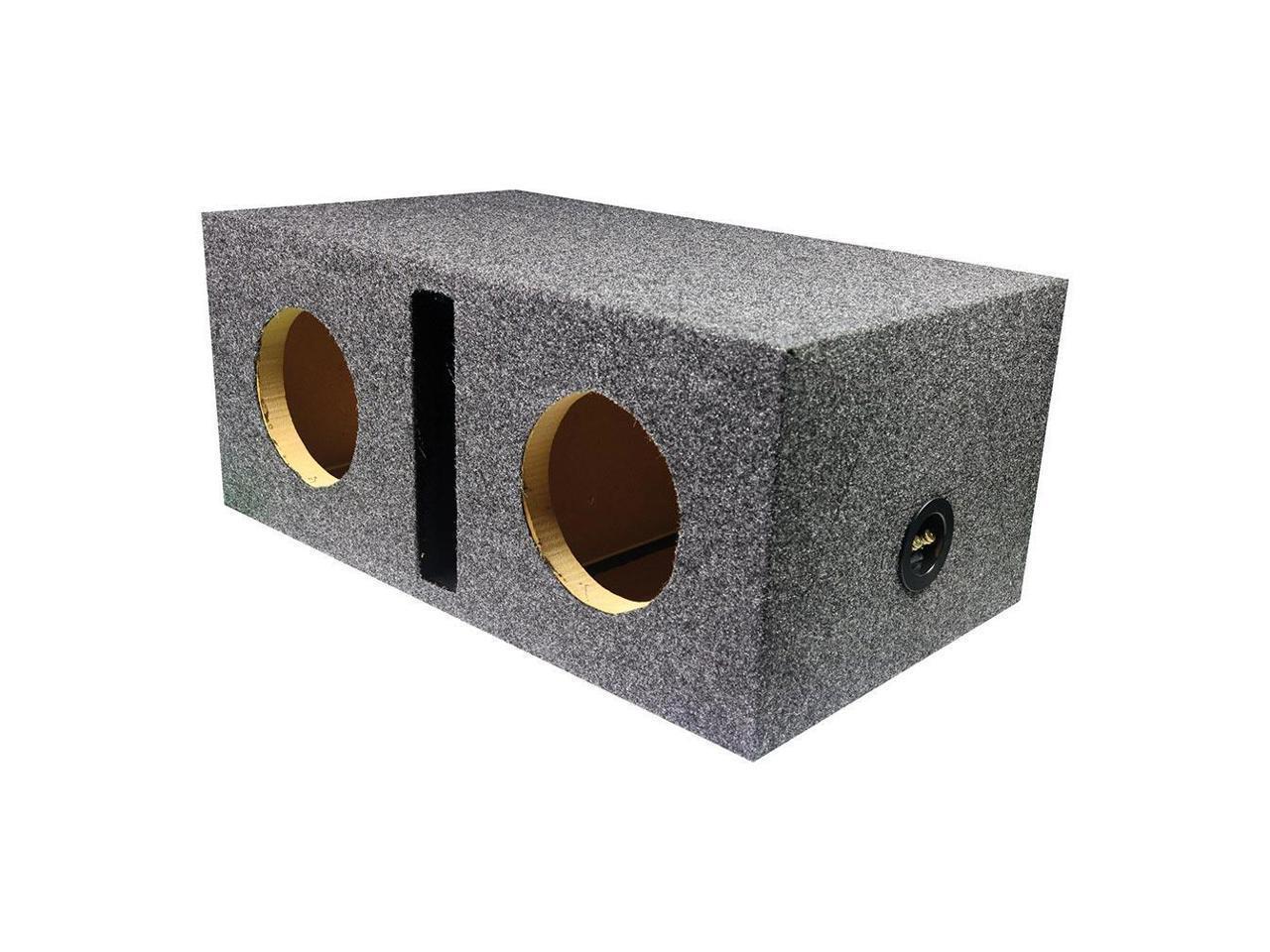 Qpower Dual Vented 6.5 Heavy Duty Woofer Box 
