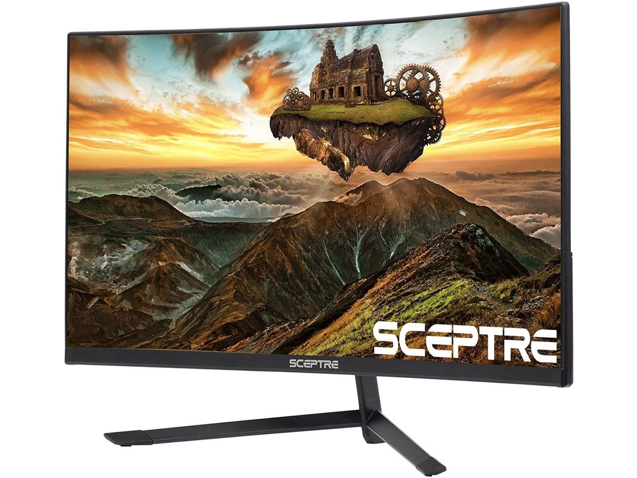 Sceptre Curved 27" Gaming Monitor up to 185Hz DisplayPort 144Hz HDMI EdgeLess AMD FreeSync