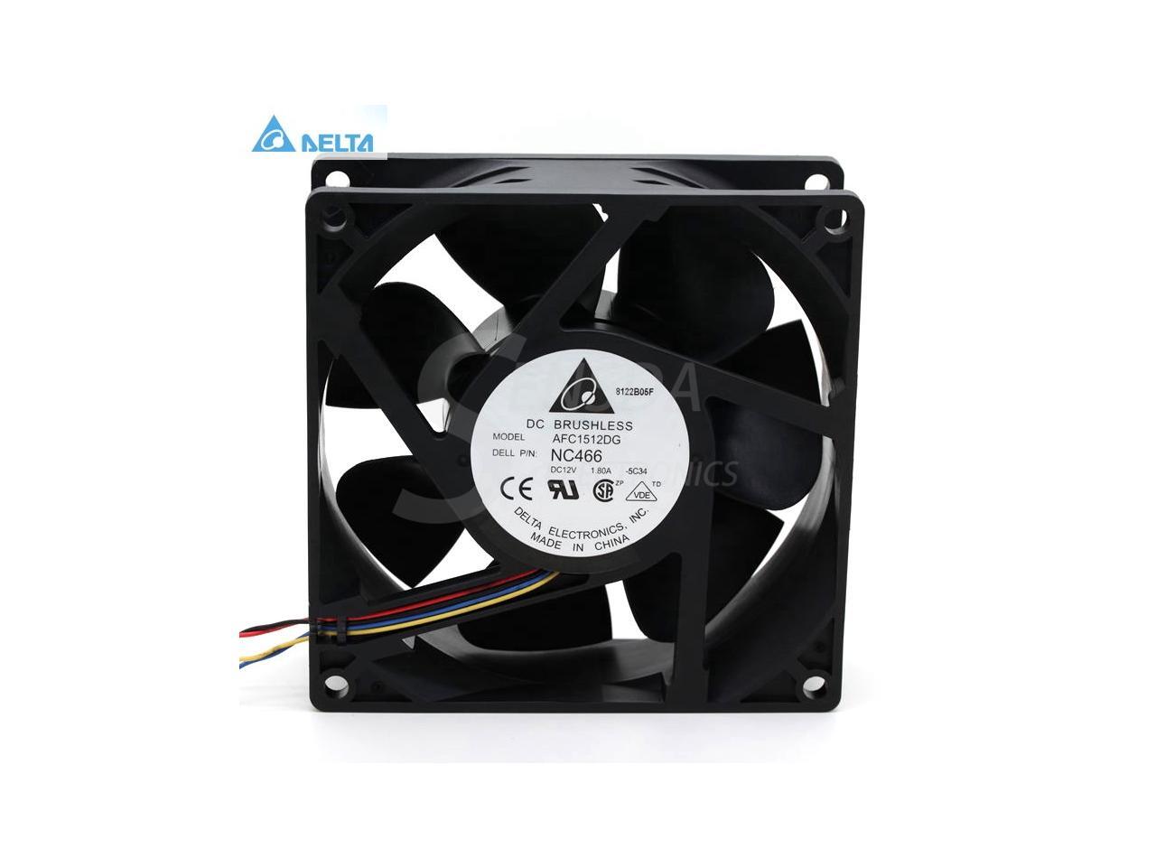 delta AFC1512DG 15050 15cm 150mm DC 12v 1.80a fan 490/690 P/N:PG168 ...