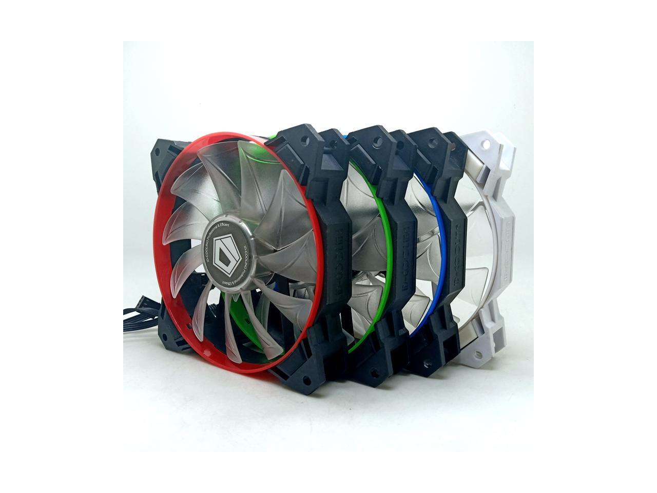 120mm led cooling fan 12cm Id-12025m12s 12cm 4Pin PWM temperature ...
