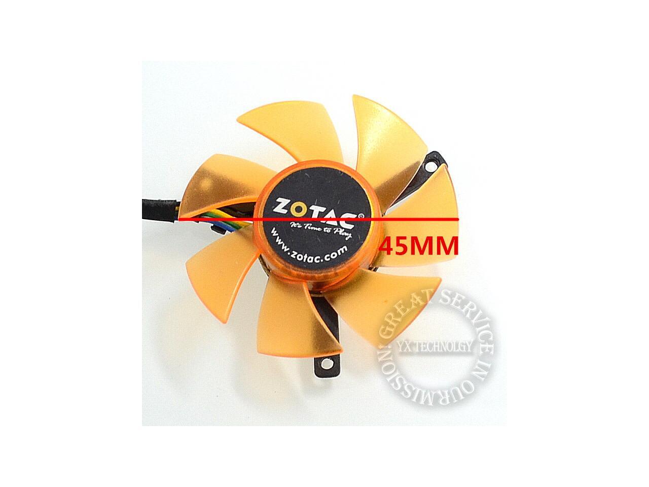 video card fan Graphics card fan 45mm diameter blades 39mm pitch 4P 12V