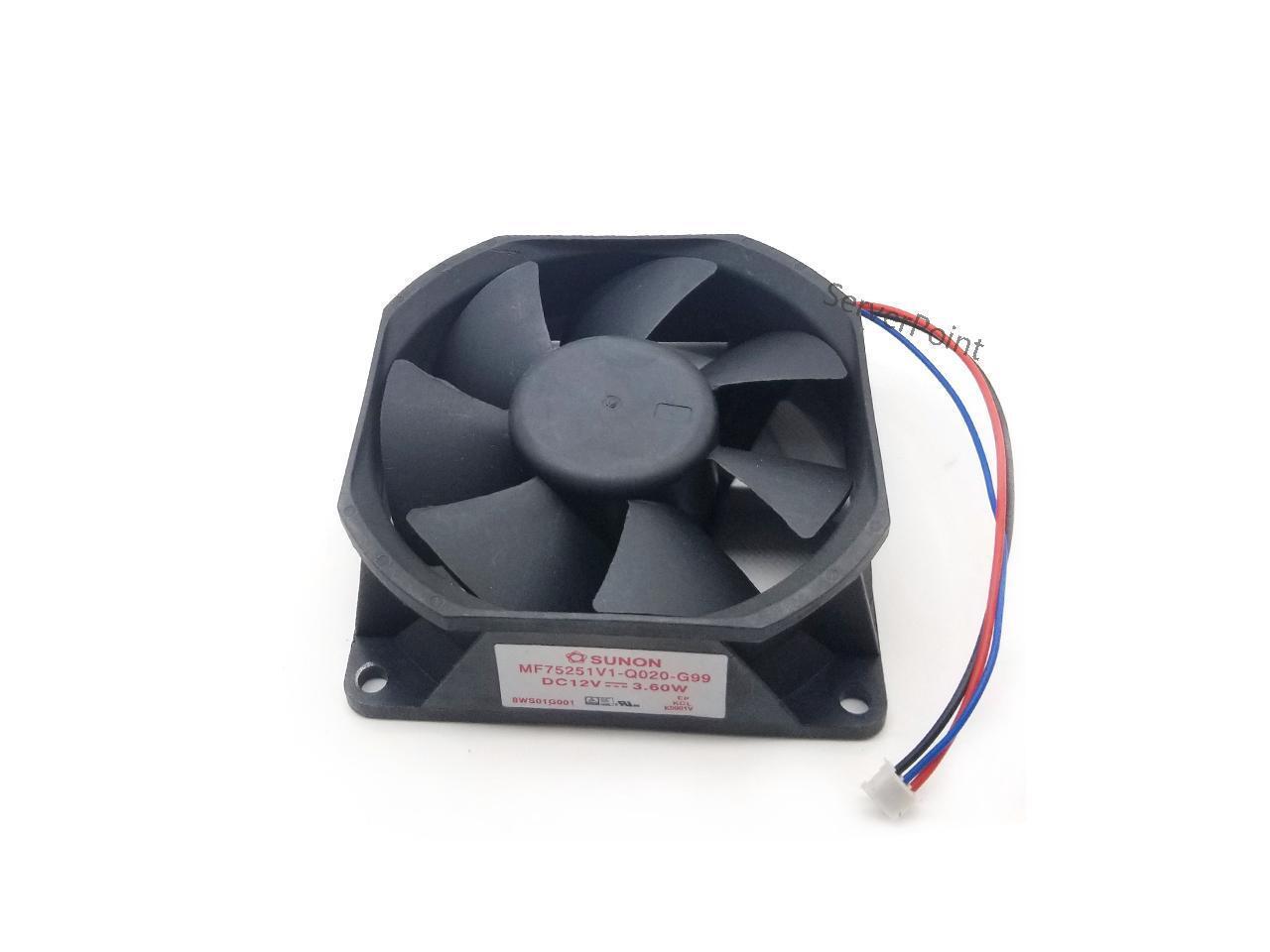 MF75251V1Q020G99 projector cooling fan 7525 12V 3.6W 75x75x25mm