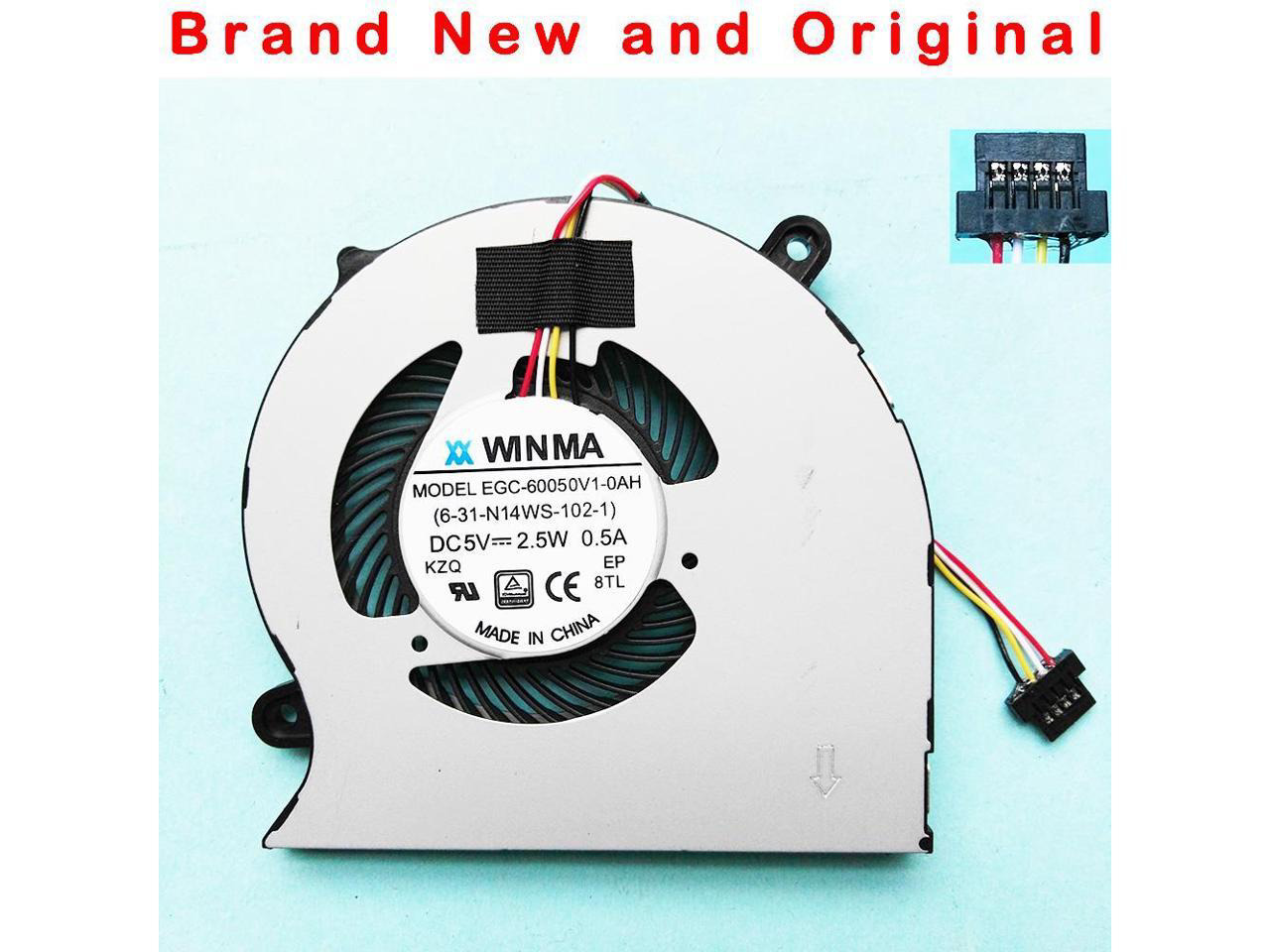 Apple Cooling Fan KDB06105HC-HM01 For MacBook Pro 13" A1502 (2015) – Used Good Condition