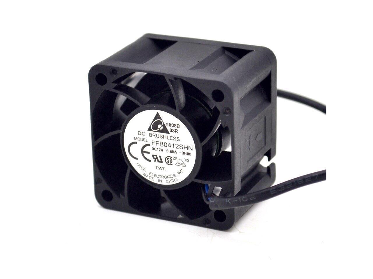 50pcs Original new FFB0412SHN 4cm 4028 0.6A fan speed stall alarm ...