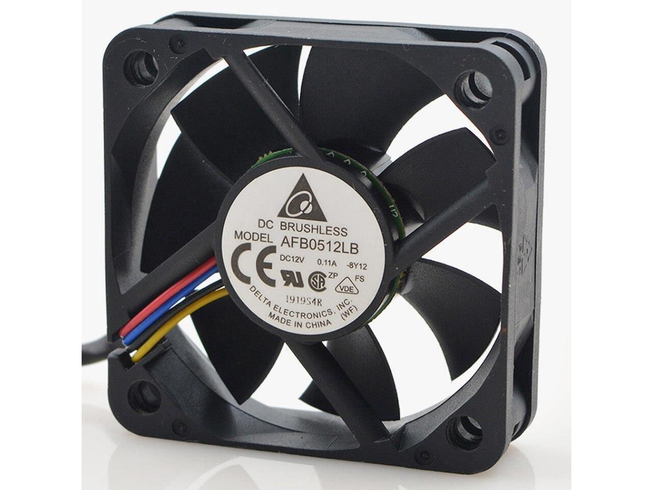 1pcs AFB0512LB 12V 0.11A Double ball bearing fan 5015 50mm 50x50x15mm 4