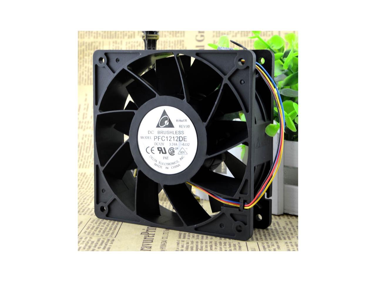 for Delta FFR0612DHE 6038 12V 3.30A 6CM 4-Wire Server Cooling Fan 