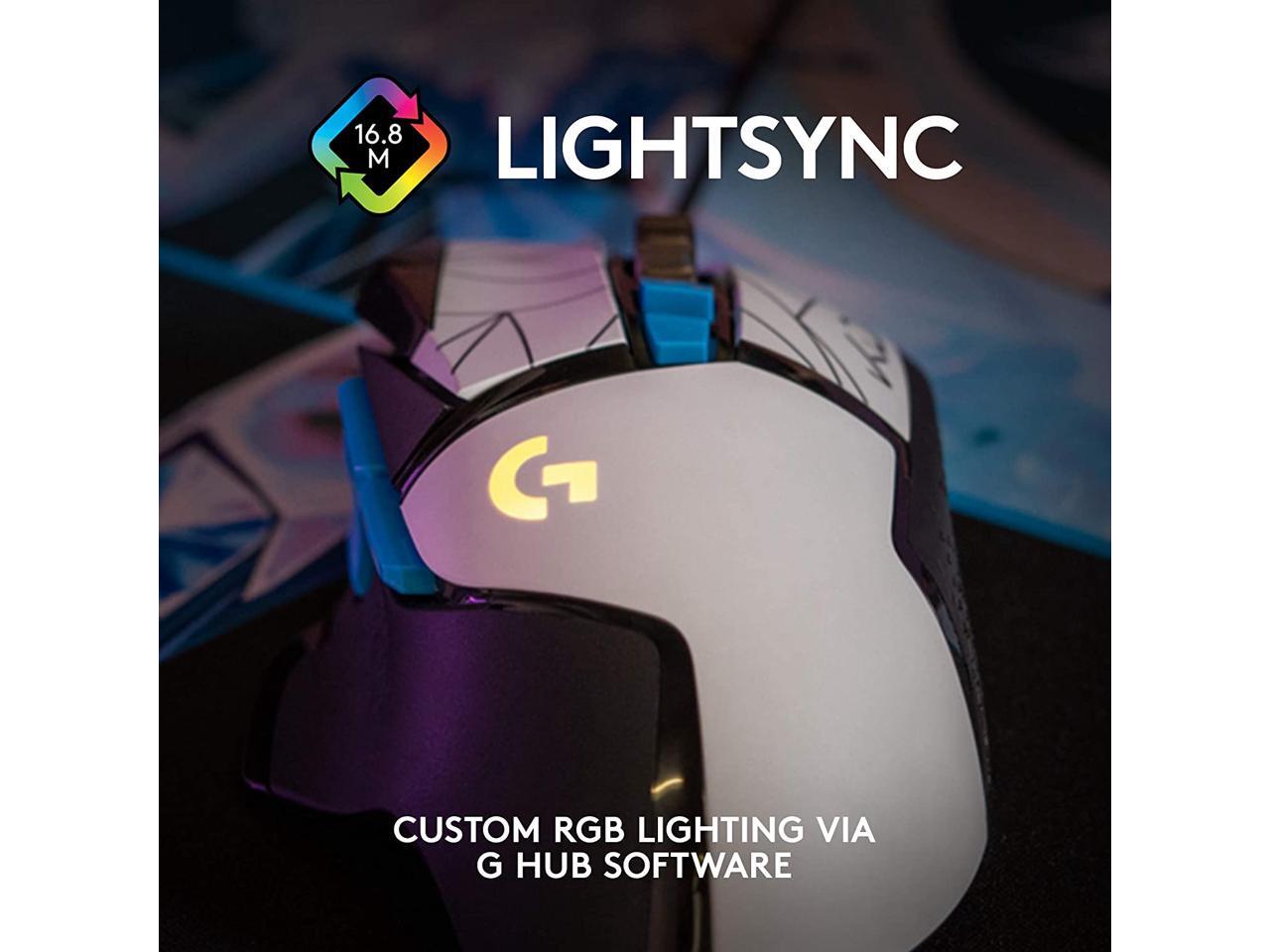 logitech g502 hero k/da high performance gaming mouse - hero 25k sensor ...