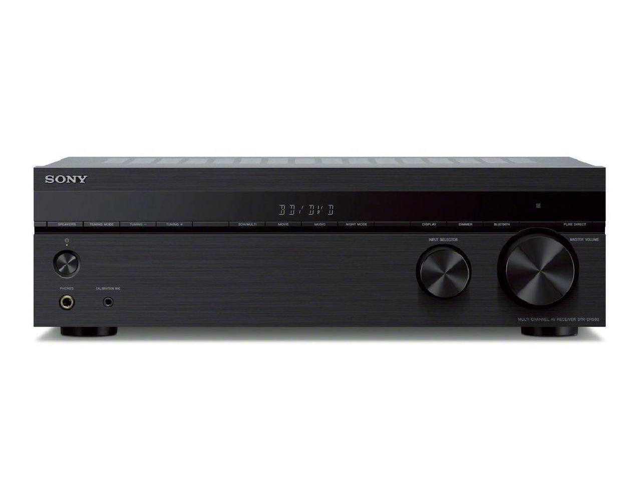 Sony STR-DH590 5.2 Multi-Channel 4K HDR AV Receiver with Bluetooth ...