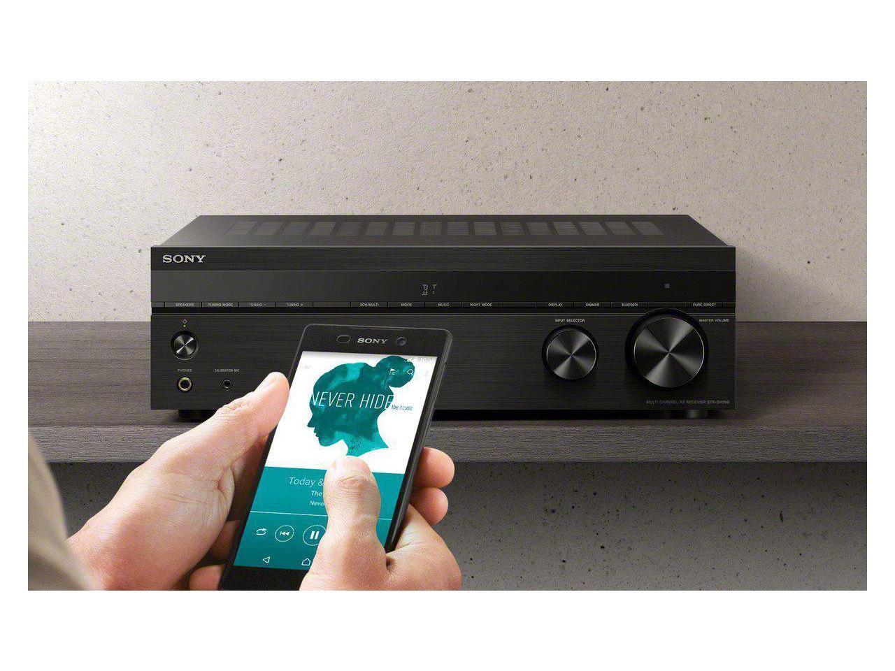 Sony STRDH590 5.2 MultiChannel 4K HDR AV Receiver with Bluetooth