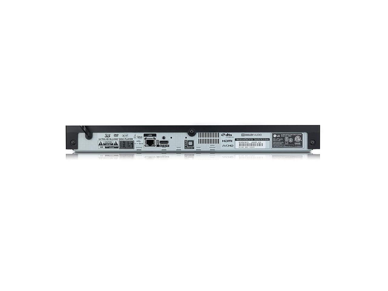 LG UBK80 4K Ultra-HD Blu-ray Player With HDR Compatibility (2018) (Renewed