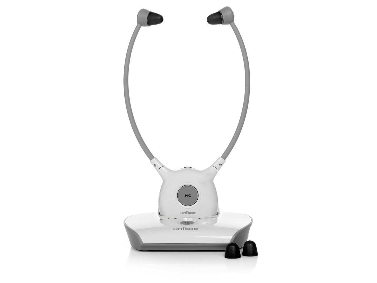 battery powered wireless tv listening device for the elderly or hearing